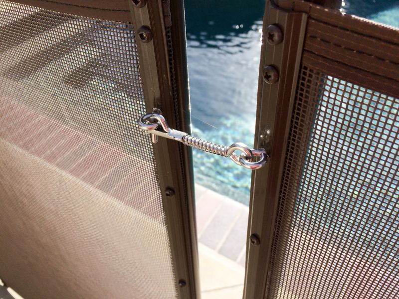 Metal Pool Fence Installation
