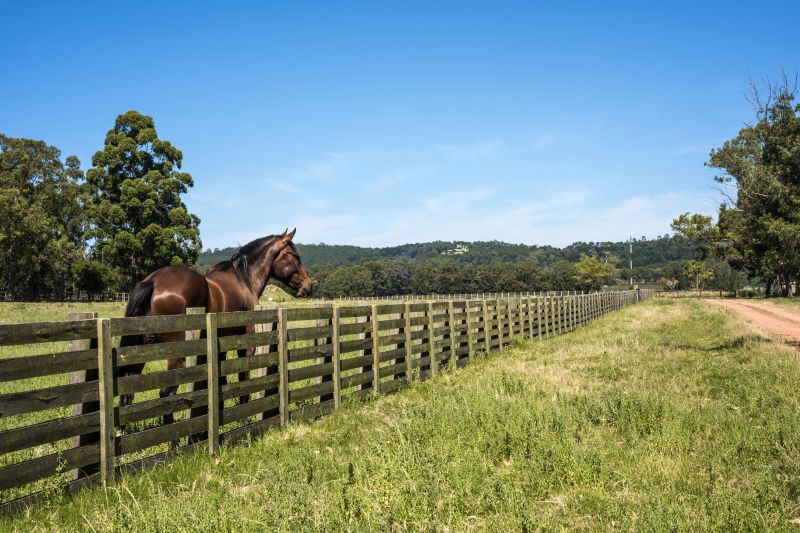 Vinyl Horse Fence Installation