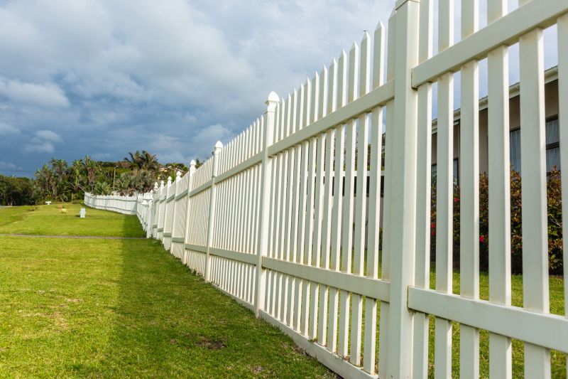 White Fence Installation